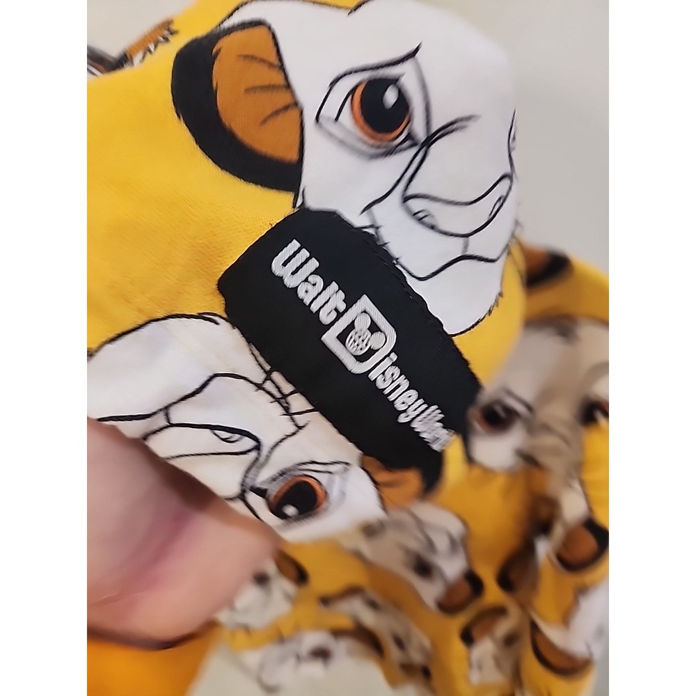 Disneyland Lion‎ King Hoodie White & Yellow Adult Small Pullover Cropped - Picture 4 of 4
